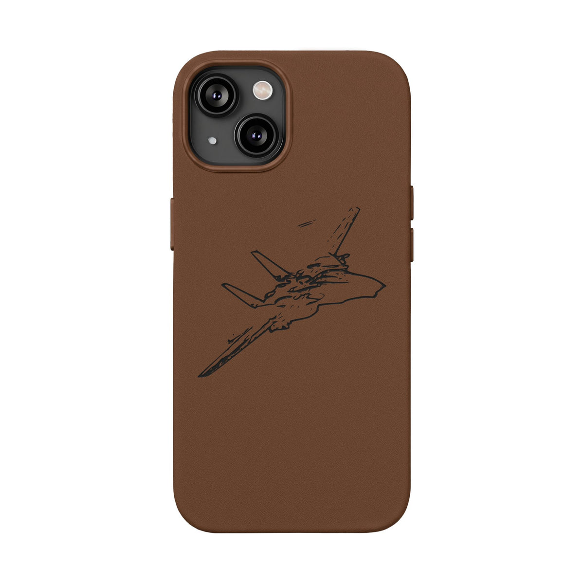 Tomcat Leather Engraved Phone Case