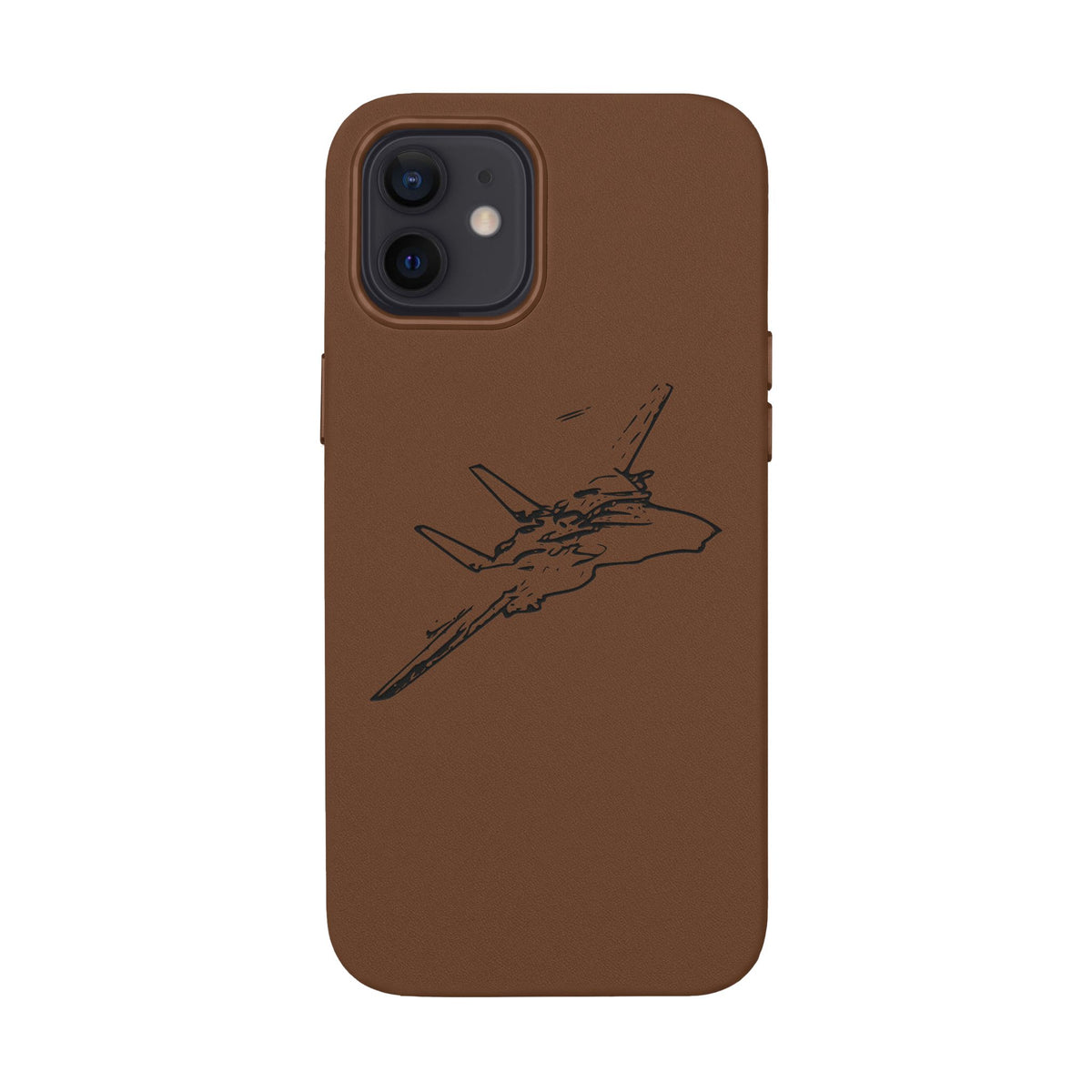 Tomcat Leather Engraved Phone Case